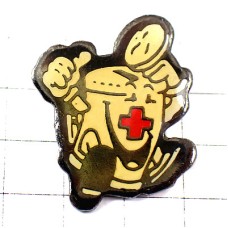 ピンバッジ・赤十字社コイン寄付貯金箱くん