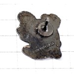 ピンバッジ・赤十字社コイン寄付貯金箱くん