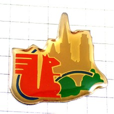 ピンバッジ・リス銀行カテドラル大聖堂の影 ピンバッジ・リス銀行カテドラル大聖堂の影