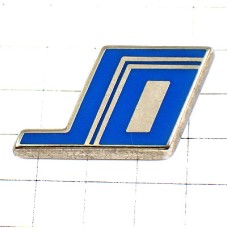 ピンバッジ・アルファベットSO青い文字ブルー