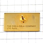 ピンバッジ・テニス大会デビスカップ男子コカコーラ国別対抗デ杯 COUPE-DAVIS COCA-COLA