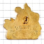 ピンバッジ・赤ちゃんお母さん南の島ヤシの木と家マダガスカル FOYER-RUTH MADAGASCAR MAP