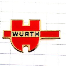 お買得ピンバッジ・アルファベットＷ赤い文字