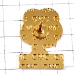 ピンバッジ・グリーン緑色の木ＮＢアルファベット