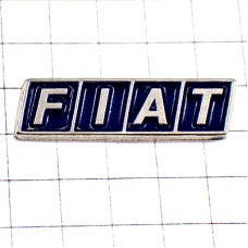 ピンバッジ・フィアット車エンブレム紺色ロゴ FIAT ITALIA ITALY