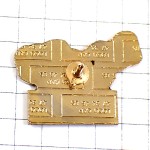 ピンバッジ・サンバルテルミー島の形 ST-BARTH ISLAND MAP CARAIBES