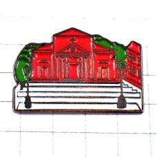 ピンバッジ・前階段のあるカトリック教会