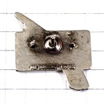 ピンバッジ・青と緑サノフィ製薬会社 SANOFI PASTEUR DIAGNOSTICS FRANCE