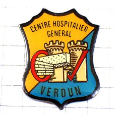 ピンバッジ・お城の紋章ヴェルダン VERDUN FRANCE
