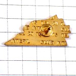 ピンバッジ・ハムお肉屋さんオーションＡ赤い小鳥スーパーマーケット AUCHAN SUPERMARKET FRANCE