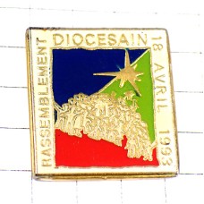 ピンバッジ・カトリック教会の集会スター星