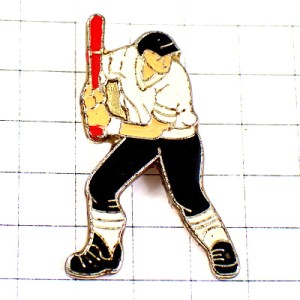 ピンバッジ・野球バッターボックスの打者