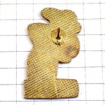 ピンバッジ・農業の機械ブルー青い帽子で作業中