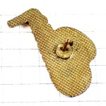 ピンバッジ・サックス楽器ジャズ音楽サクソフォン SAXOPHONE