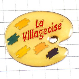 ピンバッジ・絵具のパレット道具