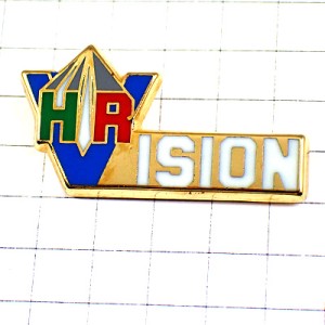 ピンバッジ・アルファベットＨＲヴィジョンＶ