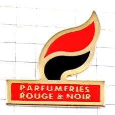 ピンバッジ・赤と黒の香水パルファム