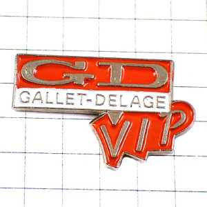 ピンバッジ・アルファベットＧＤのＶＩＰ