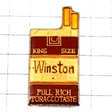ピンバッジ・ウインストン煙草タバコの箱 WINSTON USA