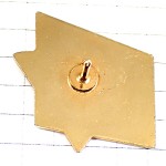 ピンバッジ・美容室カットモデル黒髪の女の子