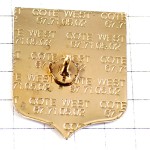 ピンバッジ・太陽と海辺の紋章ラグランド＝モット