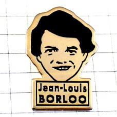 ピンバッジ・ジャン＝ルイ・ボルロー政治家ポートレート