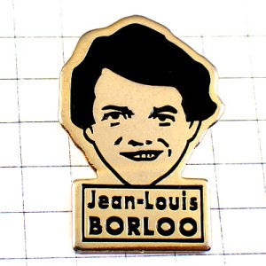 ピンバッジ・ジャン＝ルイ・ボルロー政治家ポートレート