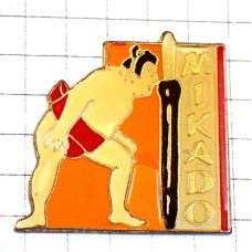 ピンバッジ・ミカドお相撲さんポッキーお菓子