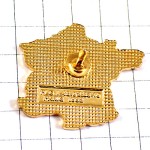 ピンバッジ・ハンディキャップ車椅子フランス地図型