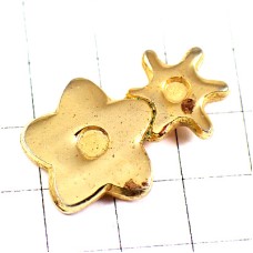 ピンバッジ・機械の歯車メカの構造ゴールド金色 ピンバッジ・機械の歯車メカの構造ゴールド金色