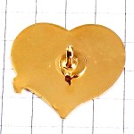 ピンバッジ・エンゾ赤ちゃん青いハート型お誕生