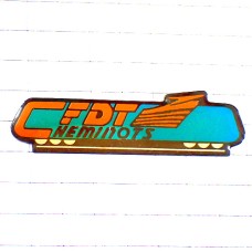 ピンバッジ・フランスCFDT鉄道車両 CFDT CHEMINOTS FRANCE ピンバッジ・フランスCFDT鉄道車両 CFDT CHEMINOTS FRANCE