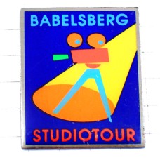 ピンバッジ・映画スタジオツアー撮影カメラ証明スポットライト BABELSBERG STUDIO GERMANY DEUTSCHLAND