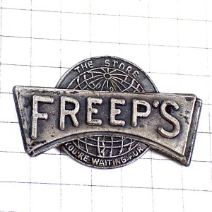 ピンバッジ・フリープス地球ピューター製