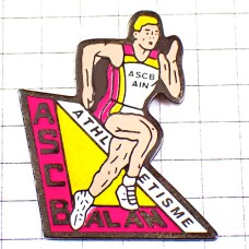 ピンバッジ・ランナー陸上選手スポーツ陸上競技