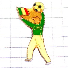 ピンバッジ・サッカーワールドカップ大会イタリア審判チャオ国旗 ITALIA FLAG WORLD-CUP-1990 ITALY CIAO ARBITRE ピンバッジ・サッカーワールドカップ大会イタリア審判チャオ国旗 ITALIA FLAG WORLD-CUP-1990 ITALY CIAO ARBITRE