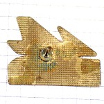 ピンバッジ・ルノーアルピーヌ赤い車レースＡ RENAULT-ALPINE FRANCE