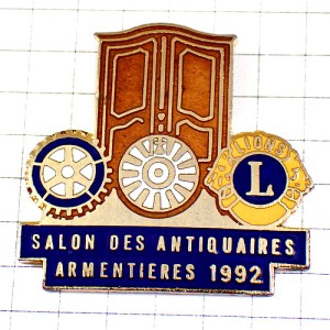 ピンバッジ・ロータリークラブ歯車ライオンズクラブLアンティーク家具 LIONS-CLUB ROTARY ARMENTIERES ピンバッジ・ロータリークラブ歯車ライオンズクラブLアンティーク家具 LIONS-CLUB ROTARY ARMENTIERES