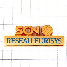 お買得ピンバッジ・SCN金色ゴールド文字 EURISYS お買得ピンバッジ・SCN金色ゴールド文字 EURISYS