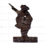 ピンバッジ・アウストラシア兵士ミリタリー東方の地 AUSTRASIE 8E-REGIMENT-D-INFANTERIE 8RI