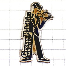 ピンバッジ・ギャルソン給仕ラブレー作家ガルガンチュワとパンタグリュエル物語 RABELAIS