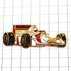 ピンバッジ・アイルトンセナF1ホンダ車マルボロ１番 HONDA JAPAN AYRTON-SENNA  SHELL ENGLAND