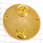 ピンバッジ・デンマークの国旗の白い十字バイク二輪オートバイクラブMC