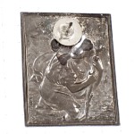 ピンバッジ・サンクリストフォロ聖人シルバー銀色イエス様