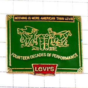 ピンバッジ・リーバイス洋服ジーンズ緑ブランド LEVIS