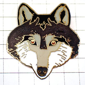ピンバッジ・シベリアンハスキー犬