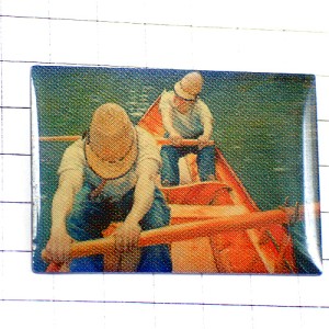 ピンバッジ・カイユボット画『ボート漕ぎたち』印象派絵画 LES-CANOTIERS GUSTAVE-CAILLEBOTTE FRANCE ピンバッジ・カイユボット画『ボート漕ぎたち』印象派絵画 LES-CANOTIERS GUSTAVE-CAILLEBOTTE FRANCE