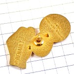 ピンバッジ・ルノー車ハンコ太鼓判と手 RENAULT FRANCE