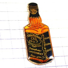 ピンバッジ・ジャックダニエル酒ウイスキーボトル瓶型 JACK-DANIELS TENNESSEE WHISKY WHISKEY USA