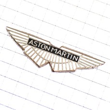 ピンバッジ・アストンマーチン車エンブレム白い翼ロゴマーク ASTON-MARTIN ENGLAND